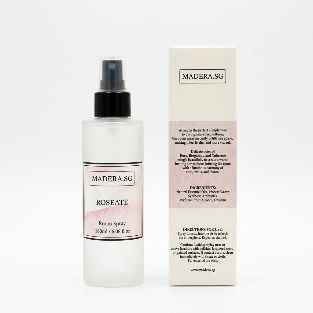 Madera SG Signature Room Spray Room Essence 180ml - Roseate