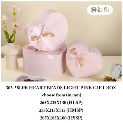 Heart Beads Light Pink Gift Box (1 Piece Only)