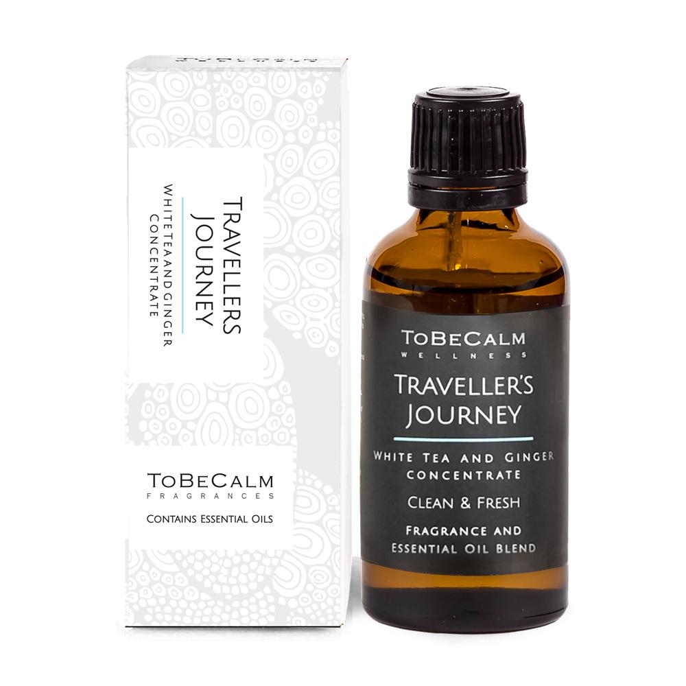 Traveller's Journey - White Tea & Ginger - Essential Oil Blend 50ml