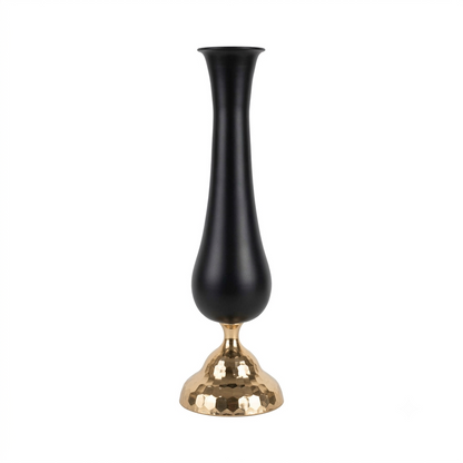 Black Chrome Vase H43.5cm