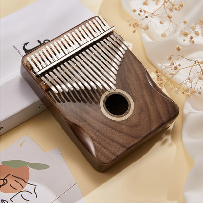 Cega Authentic 21 Keys Kalimba Ring Walnut Wood Thumb Piano