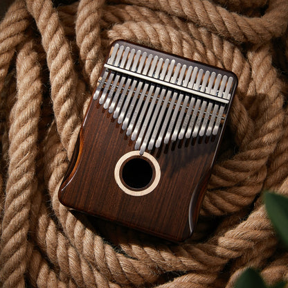 Cega Authentic 21 Keys Kalimba Ring Walnut Wood Thumb Piano