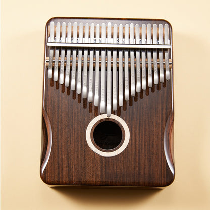 Cega Authentic 21 Keys Kalimba Ring Walnut Wood Thumb Piano