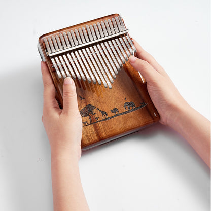Cega Authentic 21 Keys Kalimba Safari Acacia Wood Thumb Piano - DW