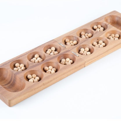 CONGKAK Kalaha Traditional Game (wood balls)