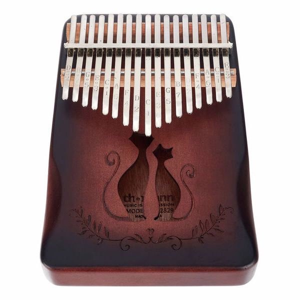 Cega Authentic 17 Keys Kalimba African Mahogany Wood Thumb Piano - Cat2 DW