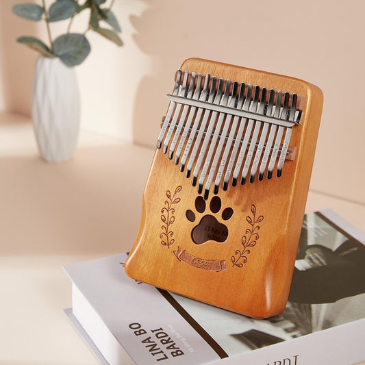 Cega Authentic 17 Keys Kalimba African Mahogany Wood Thumb Piano - PAW LW
