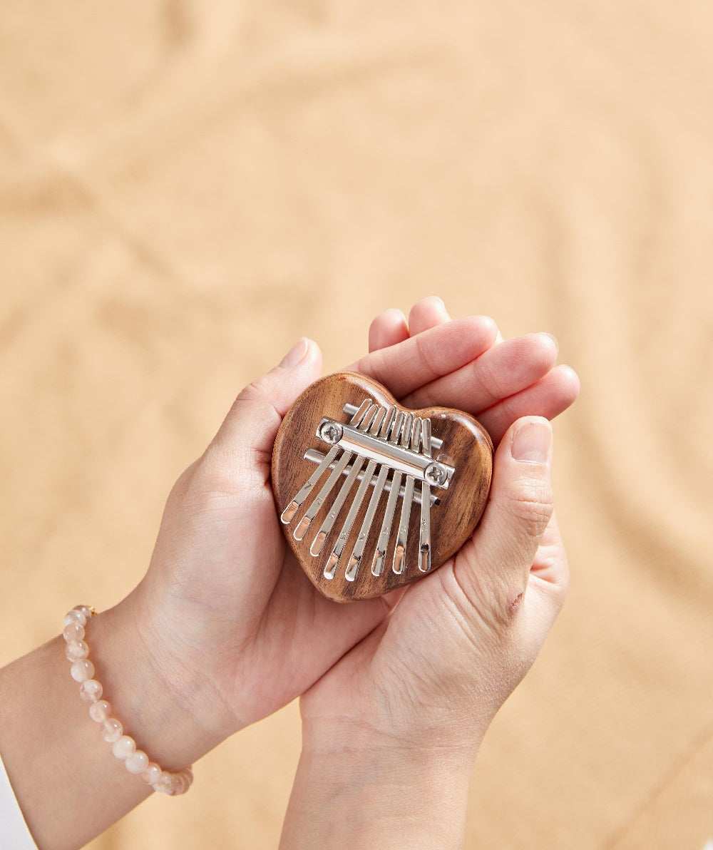 Cega Authentic 8 Keys Mini Kalimba African Thumb Piano - Mahogany