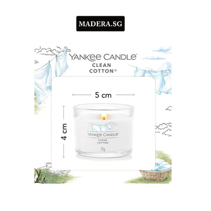 Clean Cotton 3pcs-Mini Candles Gift Set