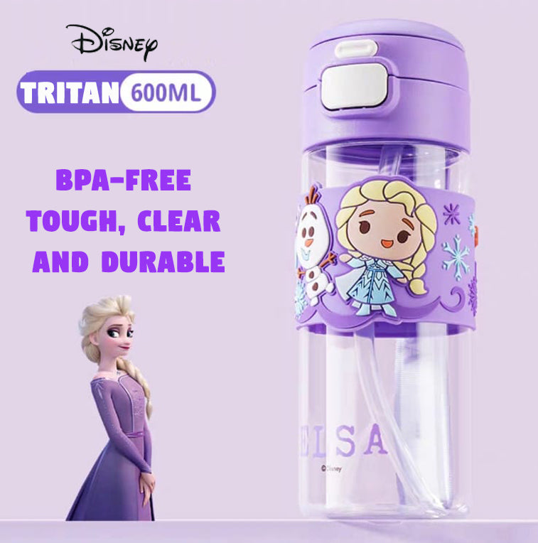 Elsa Botle Disney Tritan Water Bottle - Elsa Frozen 600ml – Madera SG