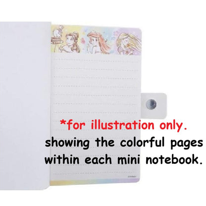 NV Mini Famous Characters Handy Notebook w/ Magnetic Bucket (est. A7 size 7.6x 12.5cm)