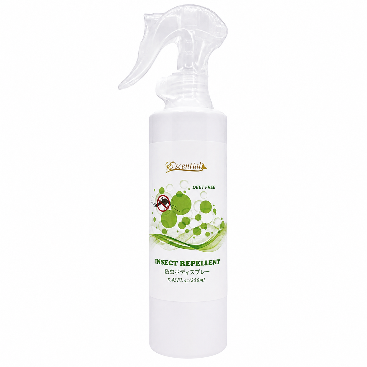 E’scential DEET-Free Insect Repellent 250ml (#W/lock safety see photos for instruction)