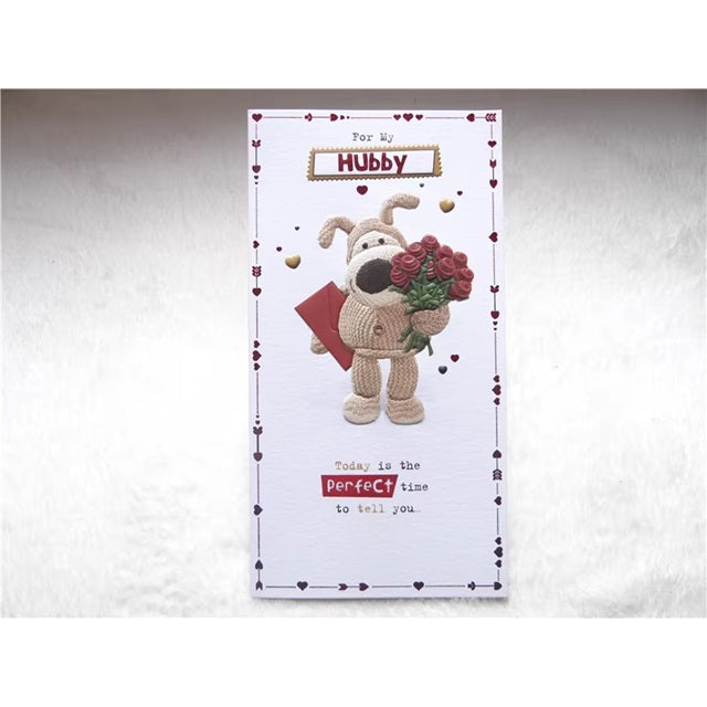GC-3455 For My Hubby Valentines Greeting Card