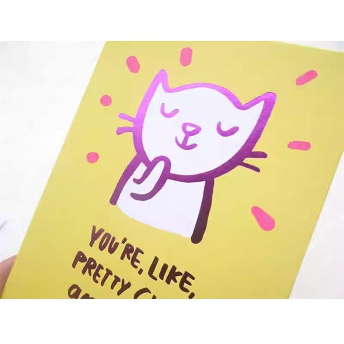 GC-8669 Cute Cat Valentines Greeting Card