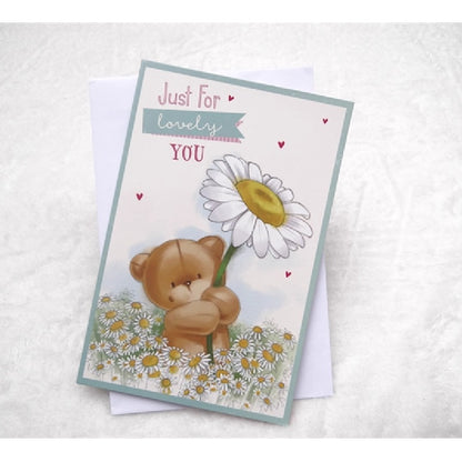 GC-9647 Bear W/daisy Mothers Day Greeting Card
