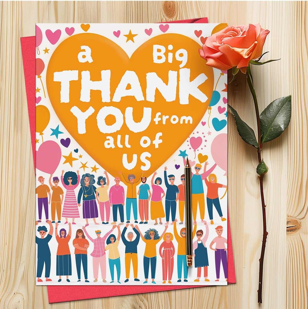 GC-HLL A Big Thank You Greeting Card