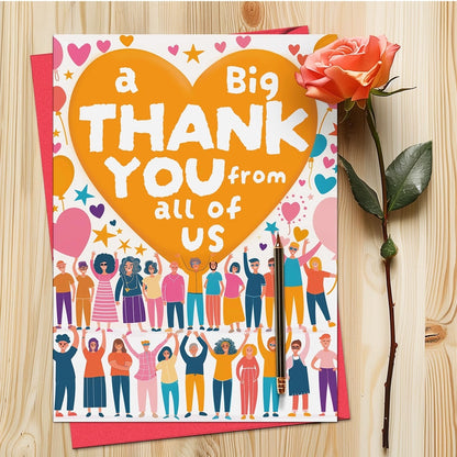 GC-HLL A Big Thank You Greeting Card