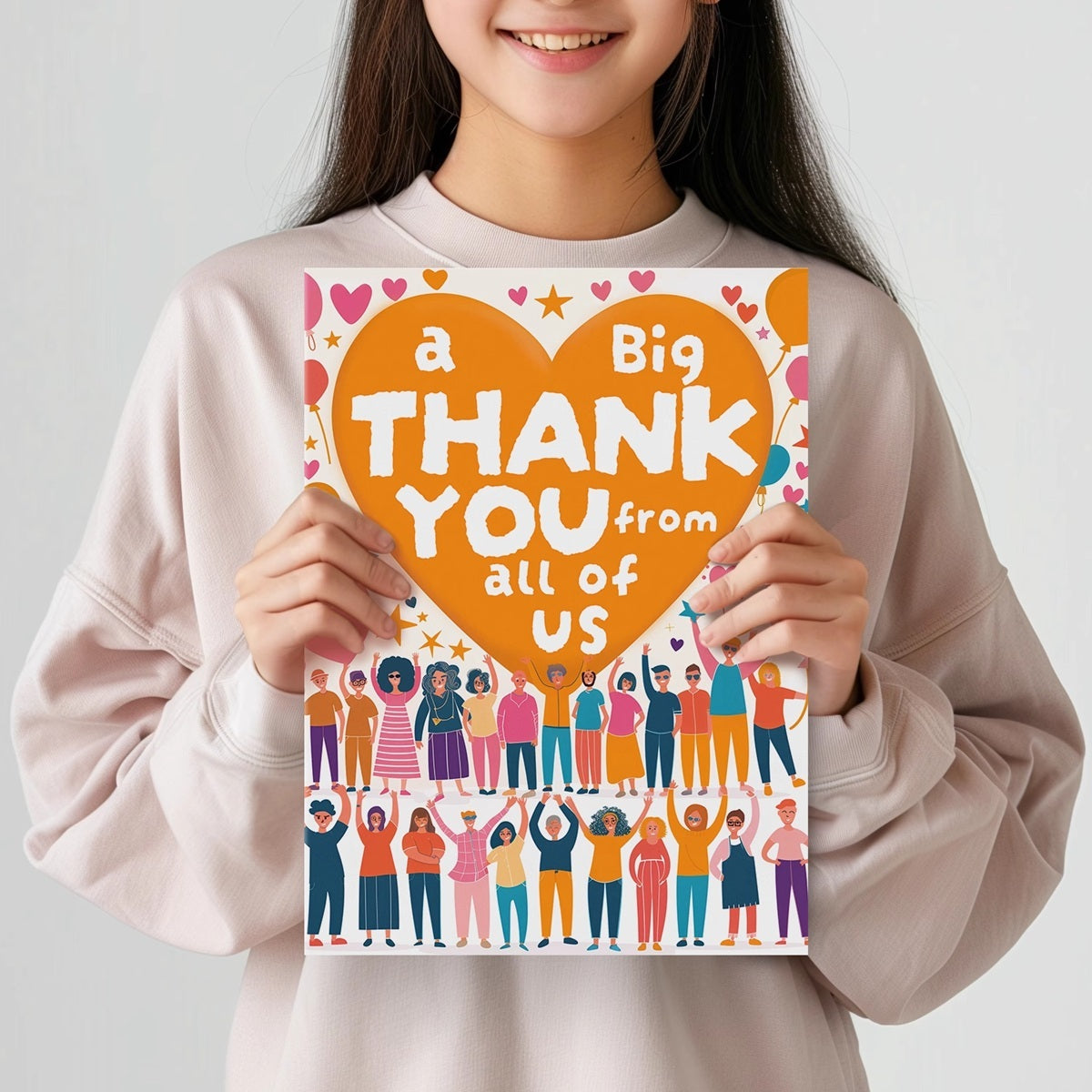 GC-HLL A Big Thank You Greeting Card