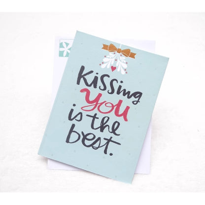 GC-IMP Christmas Kissing U Greeting Card