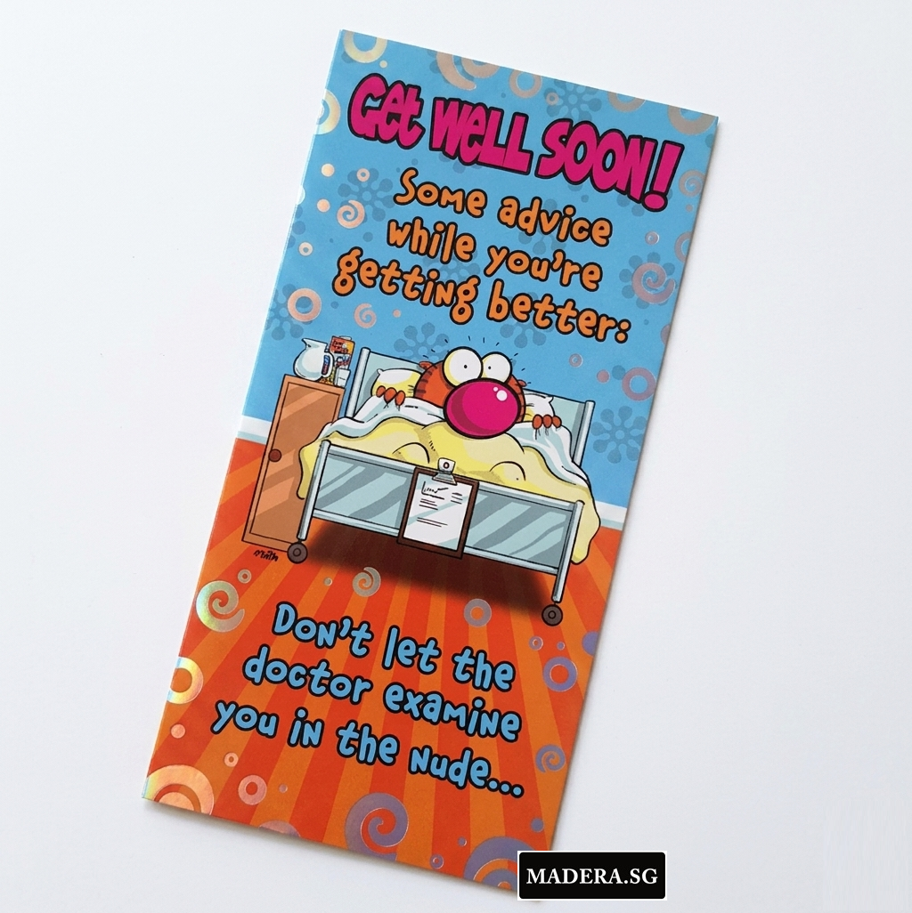 GC-JS Get Well Soon D54159 Greeting Card - Doctor & You