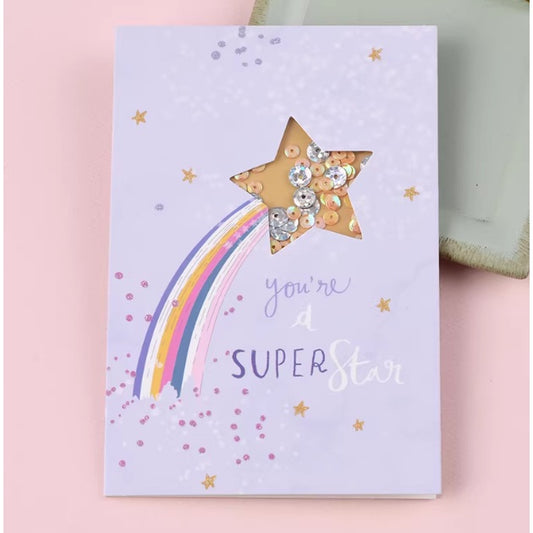 GC-Mini-1917 Super Star All Occasion Greeting Card 10x14cm