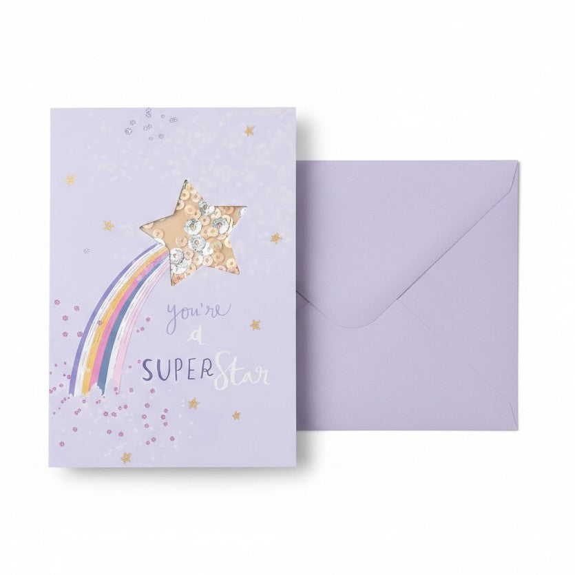 GC-Mini-1917 Super Star All Occasion Greeting Card 10x14cm