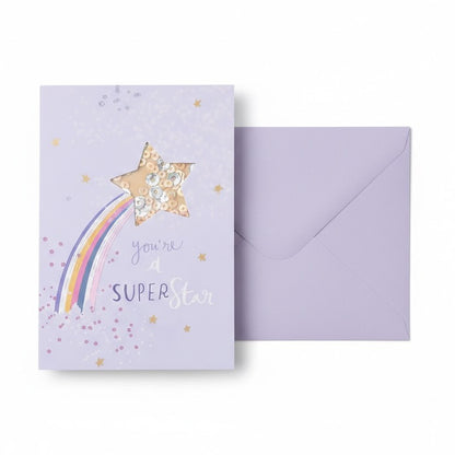 GC-Mini-1917 Super Star All Occasion Greeting Card 10x14cm