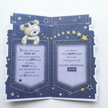 GC-PLE Son's Birthday Greeting Card 35952