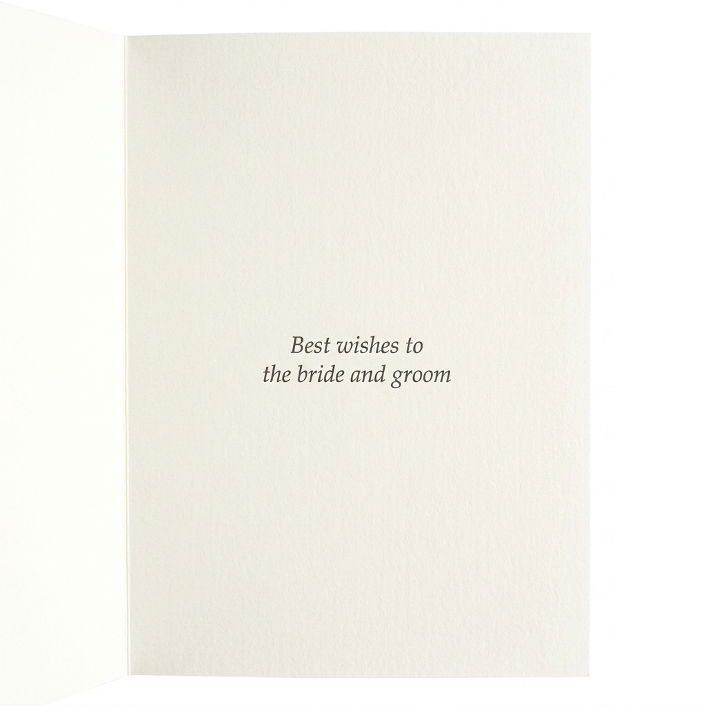 GC-Pap Bride & Groom Wedding Congratulations Greeting Card