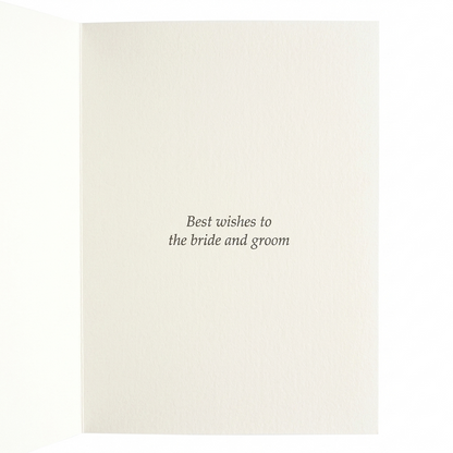 GC-Pap Bride & Groom Wedding Congratulations Greeting Card