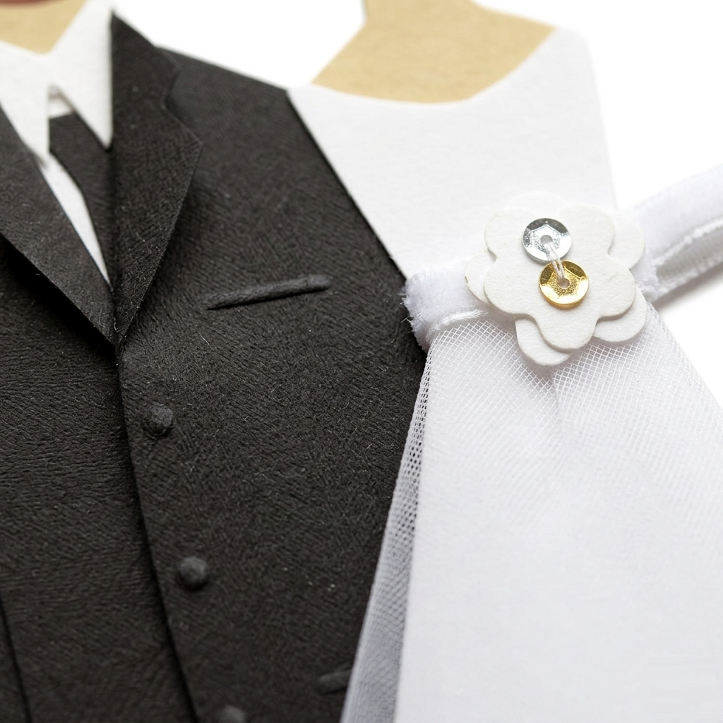 GC-Pap Bride & Groom Wedding Congratulations Greeting Card