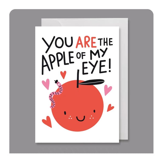 GC-UG Apple of My Eye Love Greeting Card 11x15