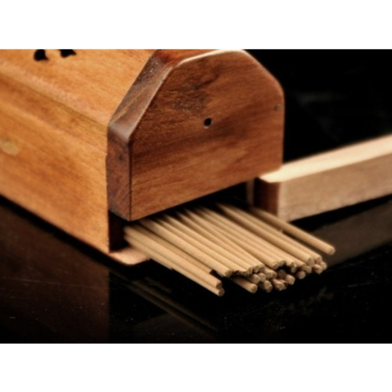 Handcrafted Incense Box Holder Rosewood 12 Inches