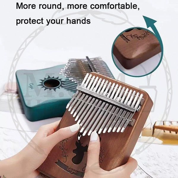 Cega Authentic 17 Keys Kalimba African Mahogany Wood Thumb Piano - Cat2 DW