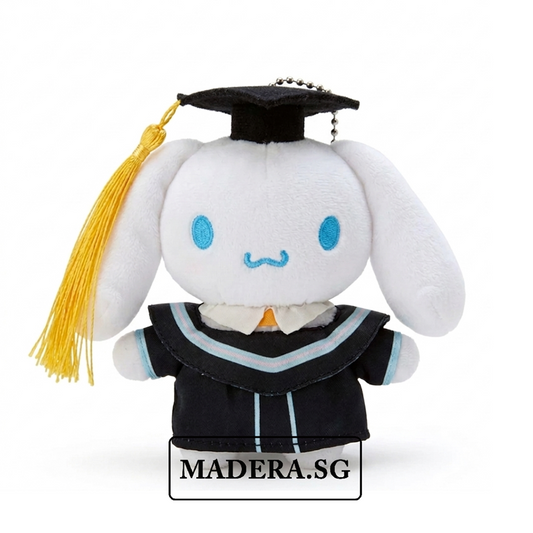 Keychain Keyring Sanrio Cinnamoroll Graduation Bear Series 10cm