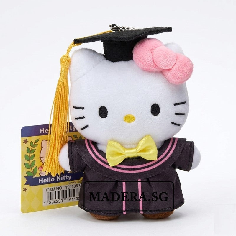 Keychain Keyring Sanrio Hello Kitty Graduation Bear Series 10cm