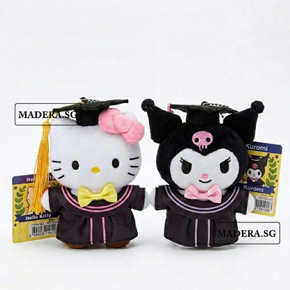 Keychain Keyring Sanrio Cinnamoroll Graduation Bear Series 10cm