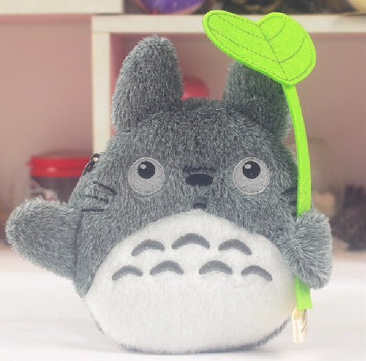 Keychain Keyring Totoro With lotus Leaf Coin Purse Coin Pouch