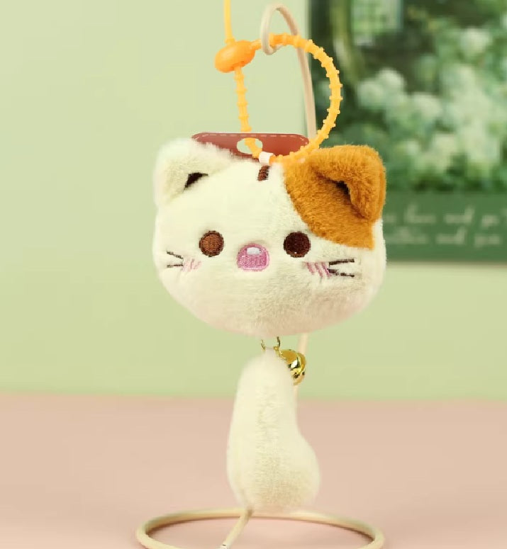Keychain Keyring Kitty with Tail Assorted