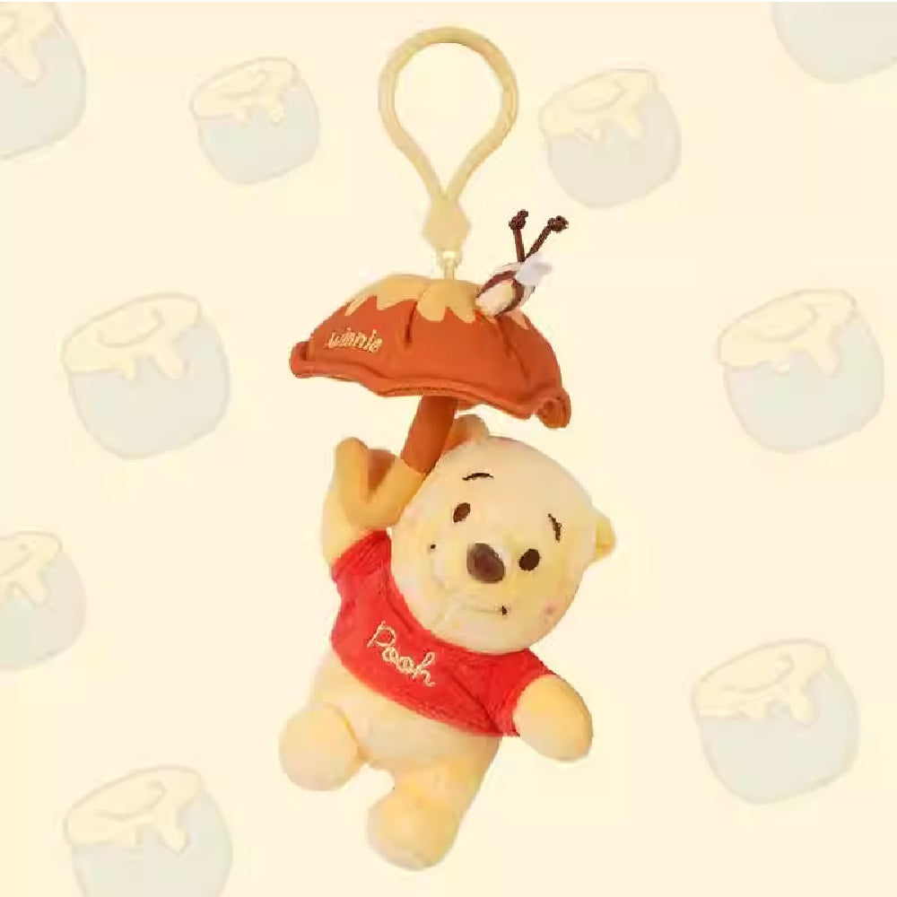 Keychain Keyring Pendant Disney Pooh Umbrella