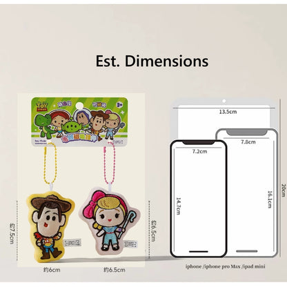 Keychain Keyring Toy Story Magnetic Charm (2pc set)