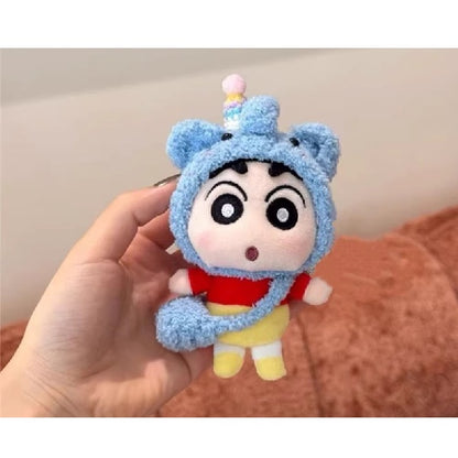 Keychain Pendant Shin Chan Blue Elephant 12cm