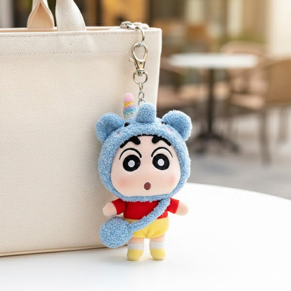Keychain Pendant Shin Chan Blue Elephant 12cm