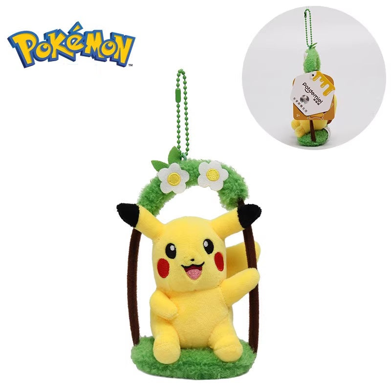 Keychain keyring Pokémon Pikachu On Swing 14cm