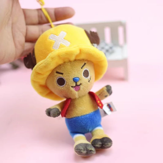 Keychain Keyring Chopper in Yellow Hat 13cm