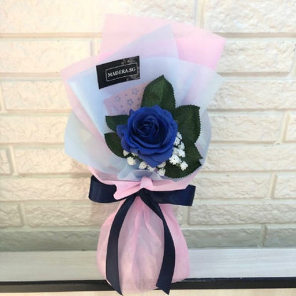 Madera SG Artificial Blue Rose Bouquet