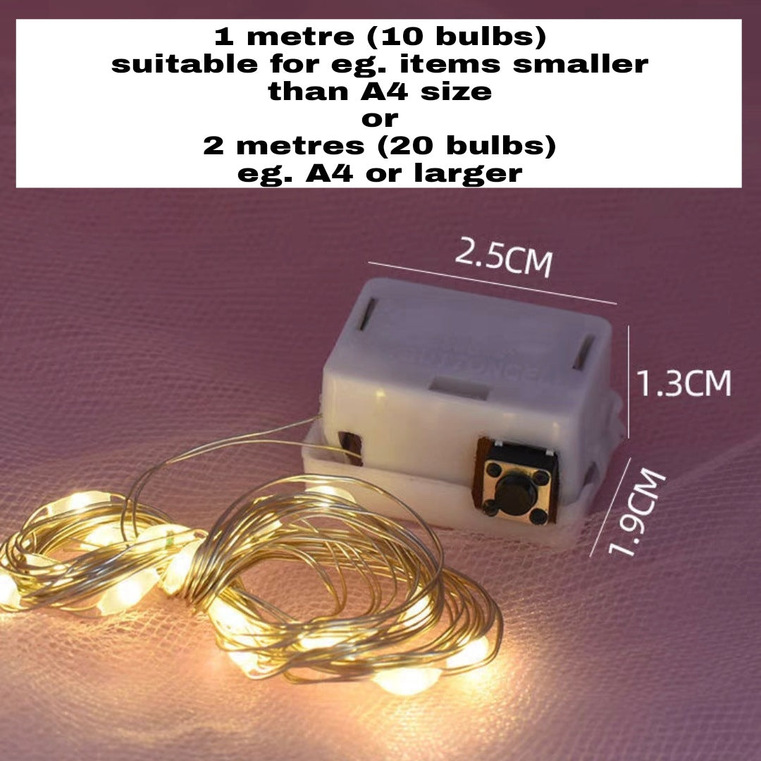 Fairy Lights (LED warm white) Various Length