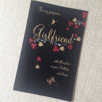 GC HAPPY BIRTHDAY GIRLFRIEND (large card)