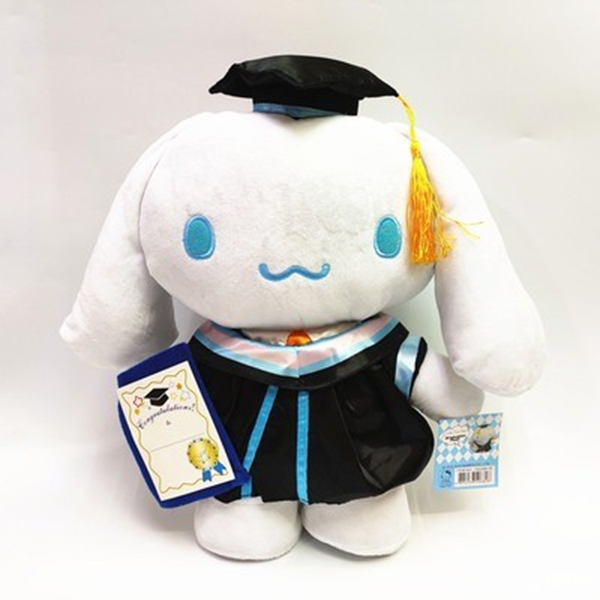 Plush Graduation Cinnamoroll 35cm