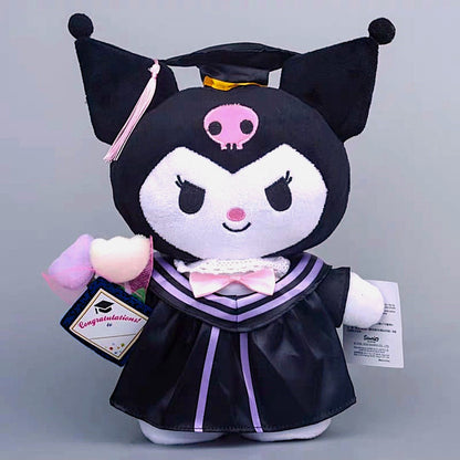 Plush Graduation Kuromi 35cm